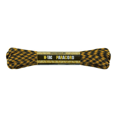 M-Tac паракорд 550 type III 15m Black/Goldenrod
