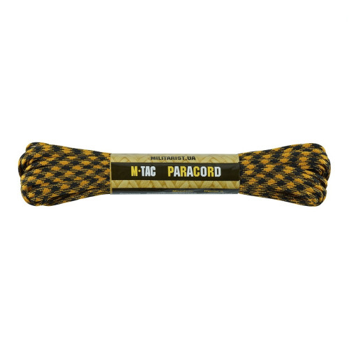 M-Tac паракорд 550 type III 15m Black/Goldenrod — фото 1