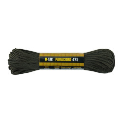 M-Tac паракорд 475 30m Black/Od Green Stairs