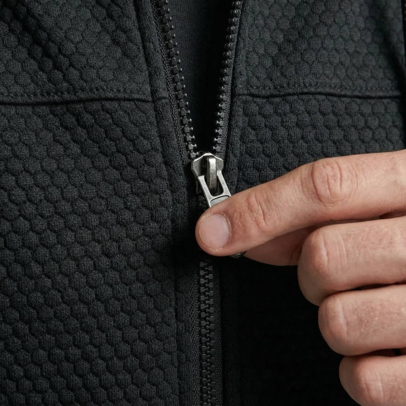 Флісова кофта Vik-Tailor Alfa Jacquard , Чорний