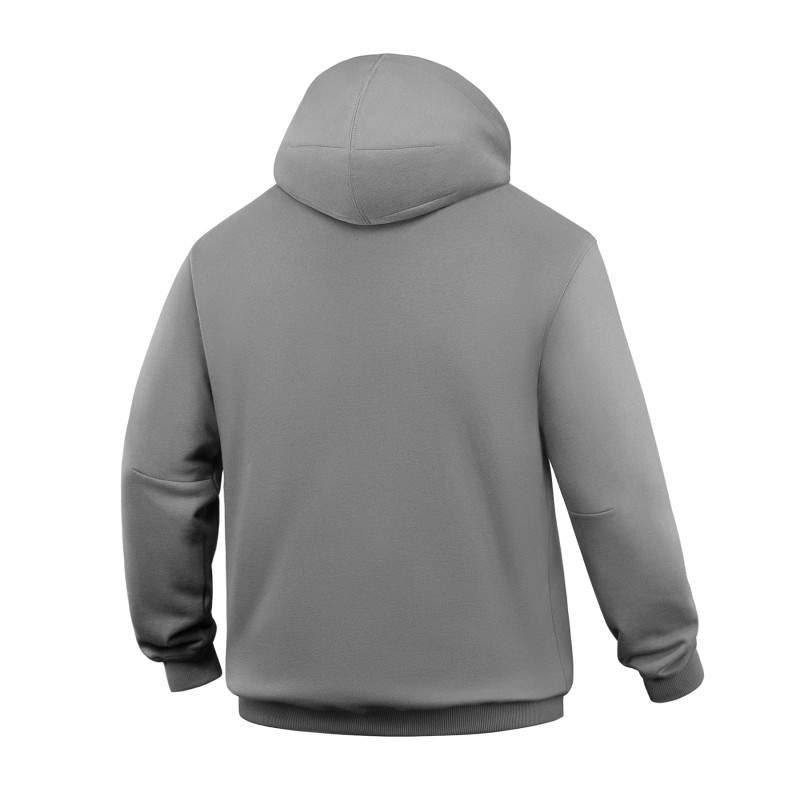 M-Tac кофта Hoodie Чорні Запорожці Cotton Hard Light Grey