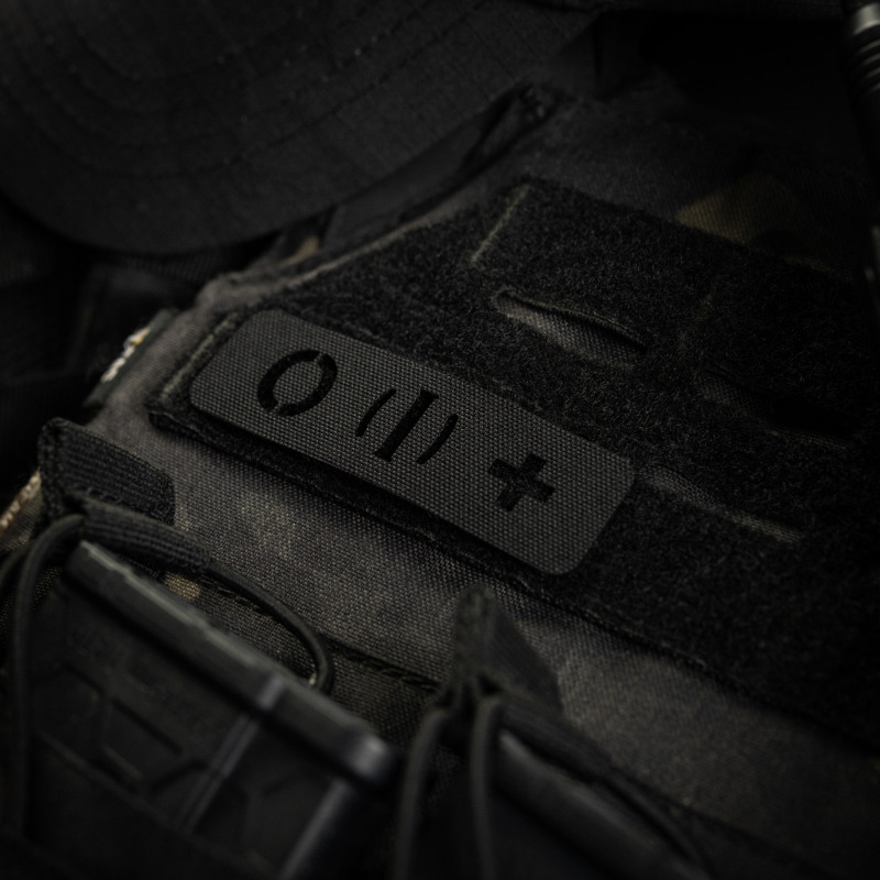 M-Tac нашивка група крові O (I) + наскрізна Laser Cut 25х80 Black M-Tac нашивка група крові O (I) + наскрізна Laser Cut 25х80 Black