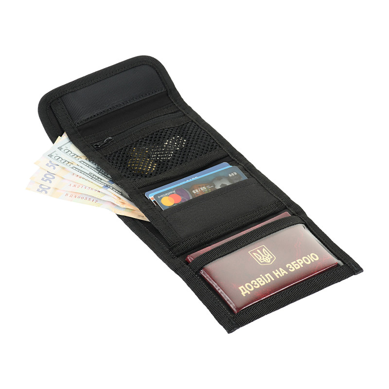 M-Tac гаманець з липучкою Elite Gen.II Black
