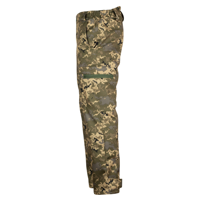 Штани тактичні зимові Vik-Tailor SoftShell з покриттям DWR, Піксель Штани тактичні зимові Vik-Tailor SoftShell з покриттям DWR, Піксель