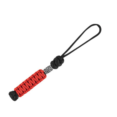 M-Tac темляк Loopy Snake Scandinavian Silver Black&Red