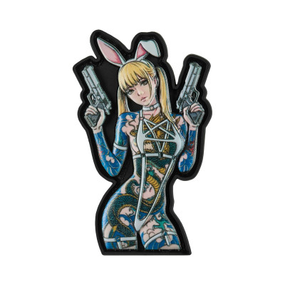 Нашивка girl Playboy Якудза PVC