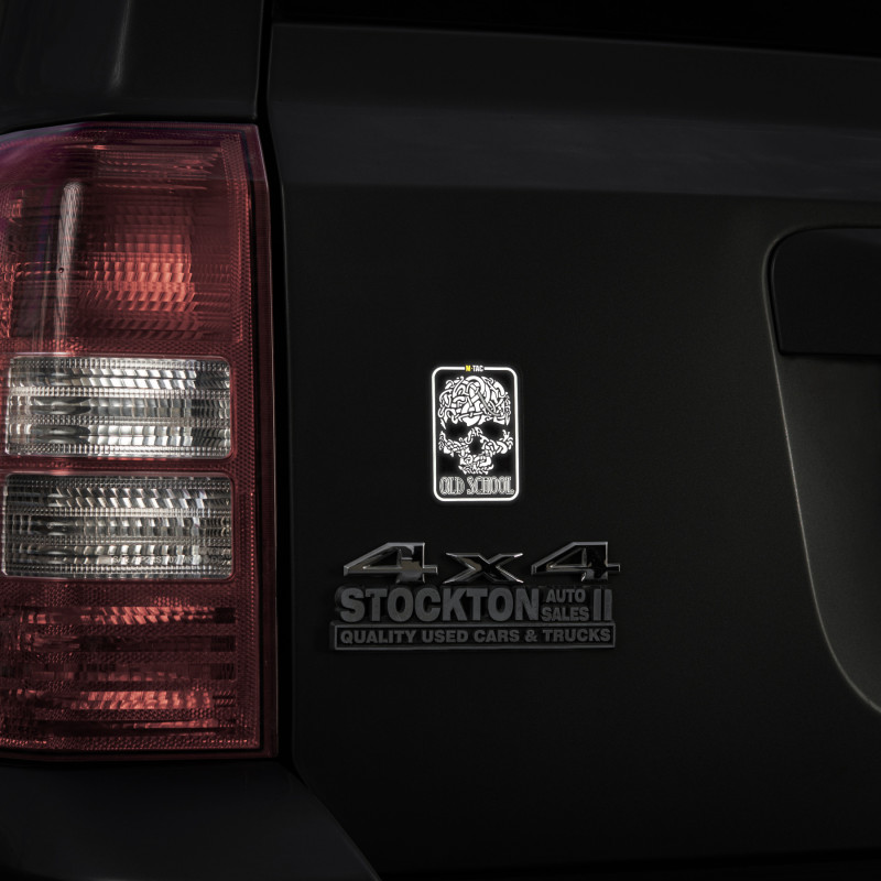M-Tac наклейка Old School Small світловідбиваюча Black M-Tac наклейка Old School Small світловідбиваюча Black