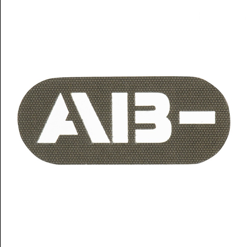 M-Tac нашивка група крові AB- наскрізна Laser Cut Ranger Green M-Tac нашивка група крові AB- наскрізна Laser Cut Ranger Green
