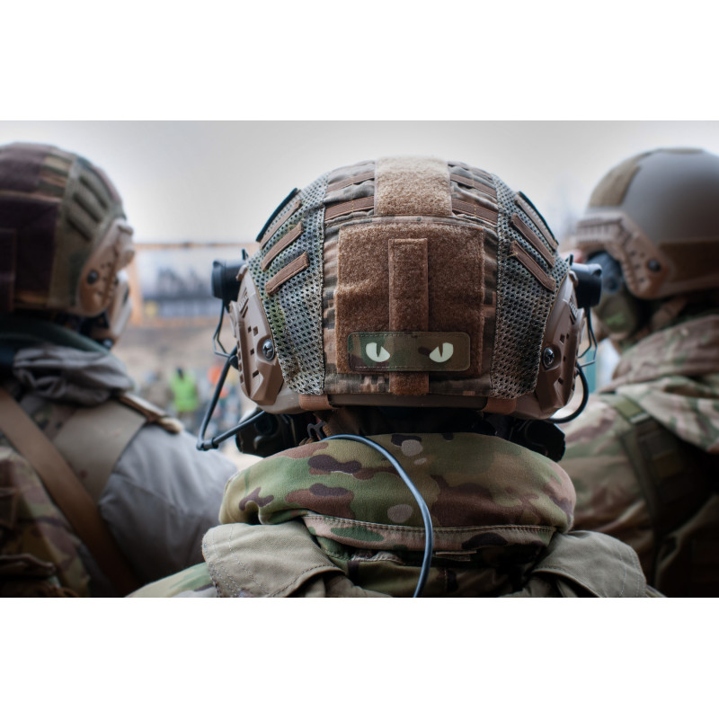M-Tac нашивка Cat Eyes Laser Cut Multicam/світлонакопичувач