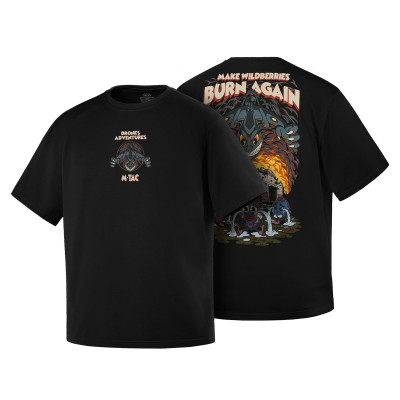 M-Tac футболка Drones Adventures Cotton Hard Black