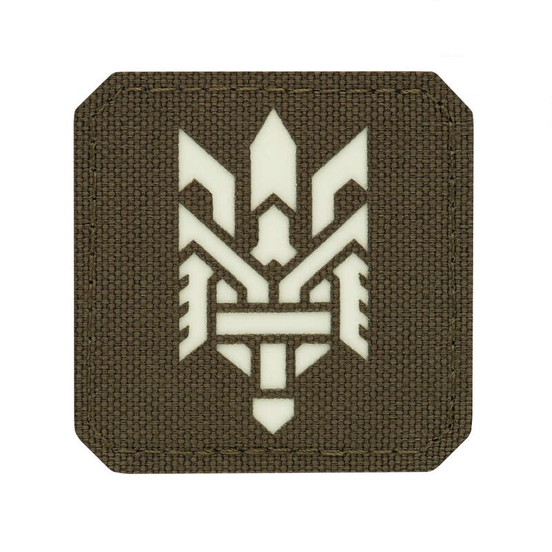 M-Tac нашивка Тризуб (стилізація) Laser Cut мала Ranger Green/світлонакопичувач M-Tac нашивка Тризуб (стилізація) Laser Cut мала Ranger Green/світлонакопичувач