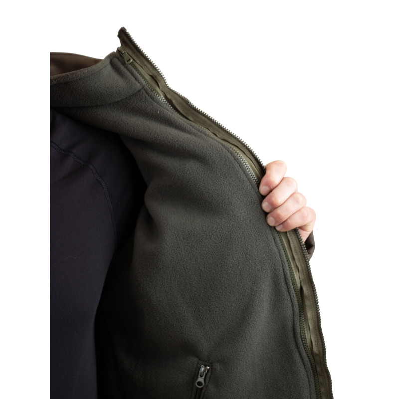 Куртка Vik-Tailor з флісовою кофтою Softshell, Dark olive
