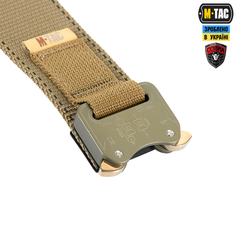 M-Tac ремінь Cobra Buckle Belt Coyote M-Tac ремінь Cobra Buckle Belt Coyote