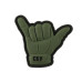 Нашивка Shaka СБУ PVC Olive — фото 2