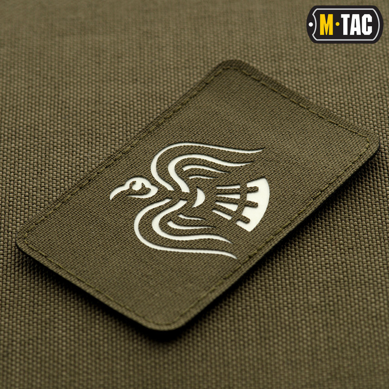 M-Tac нашивка Знамя Ворона Laser Cut Ranger Green/світлонакопичувач M-Tac нашивка Знамя Ворона Laser Cut Ranger Green/світлонакопичувач