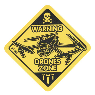 M-Tac нашивка Drones Zone Yellow/Black