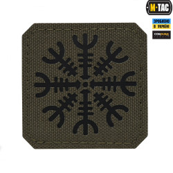 M-Tac нашивка шолом Жаху Laser Cut Ranger Green/Black