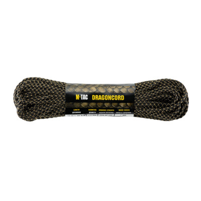 M-Tac паракорд Dragon Cord 30m Black/Coyote