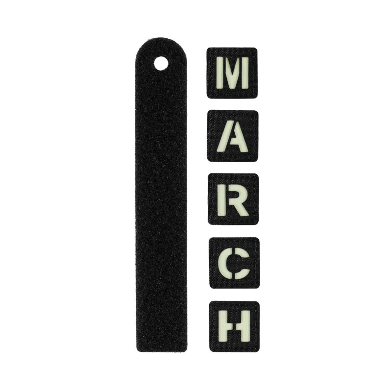 M-Tac нашивка MARCH Black/GID