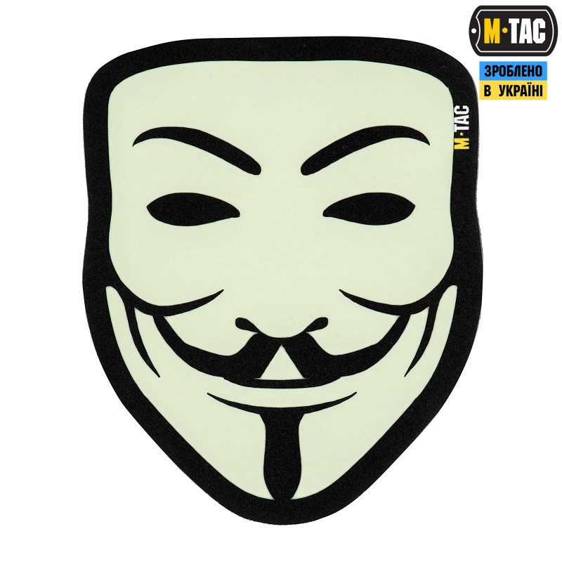 M-Tac нашивка Anonymous Black/GID M-Tac нашивка Anonymous Black/GID