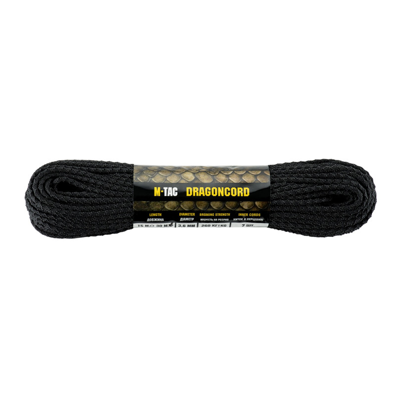 M-Tac паракорд Dragon Cord 30m Black