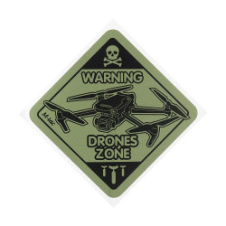 M-Tac наклейка Drones Zone Ranger Green
