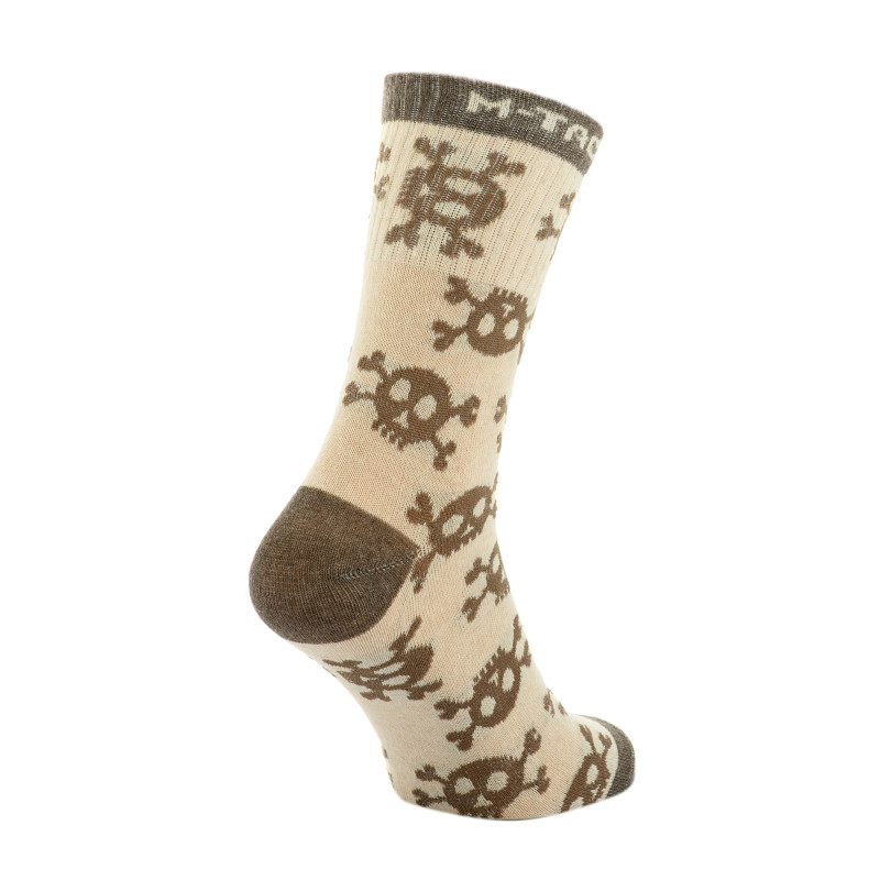 M-Tac шкарпетки легкі Mk.3 Pirate Skull Sand