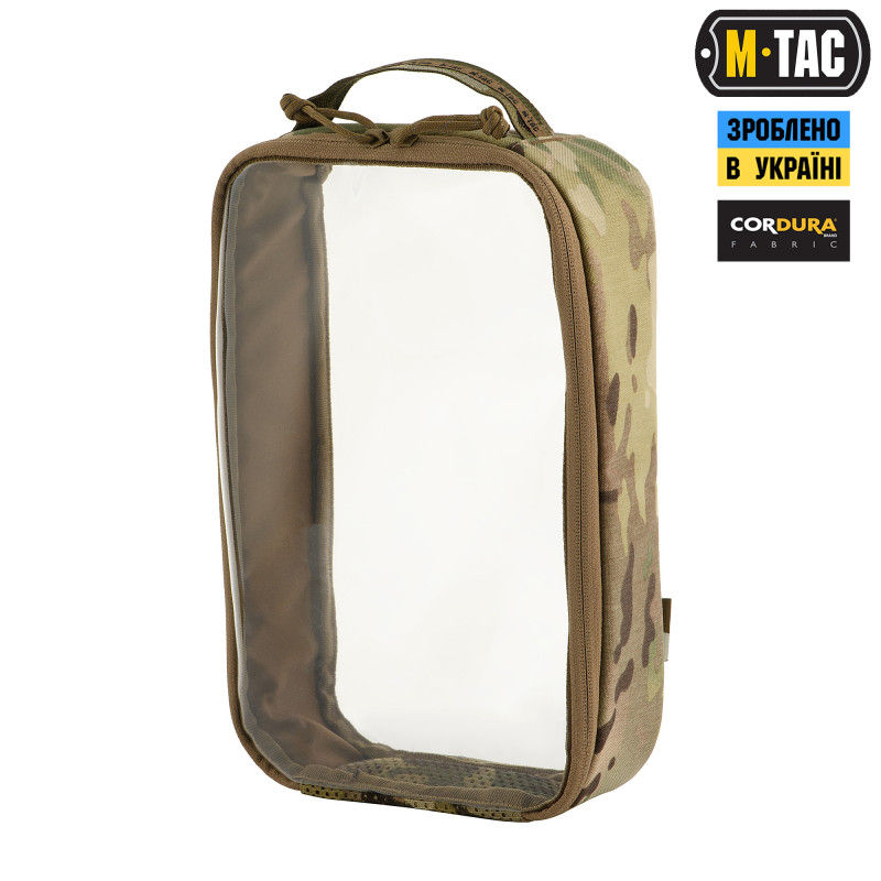 M-Tac органайзер утилітарний прозорий Elite Large (30х19 см) Multicam M-Tac органайзер утилітарний прозорий Elite Large (30х19 см) Multicam