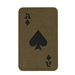 M-Tac нашивка Ace of Spades Laser Cut Ranger Green/Black