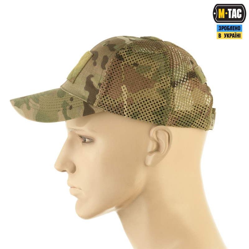 M-Tac бейсболка тактична з сіткою Азов NYCO Multicam M-Tac бейсболка тактична з сіткою Азов NYCO Multicam