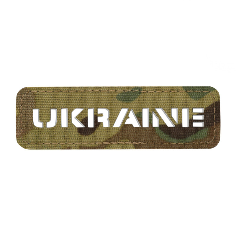 M-Tac нашивка Ukraine скрізна 25х80 Laser Cut Multicam