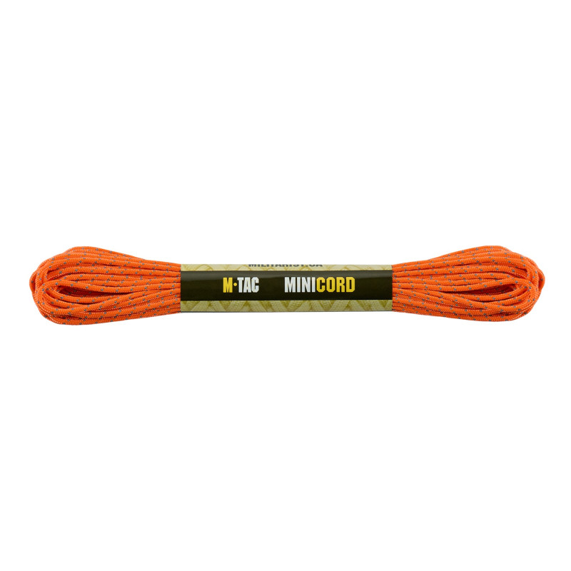 M-Tac паракорд Minicord Reflective Orange 15м M-Tac паракорд Minicord Reflective Orange 15м