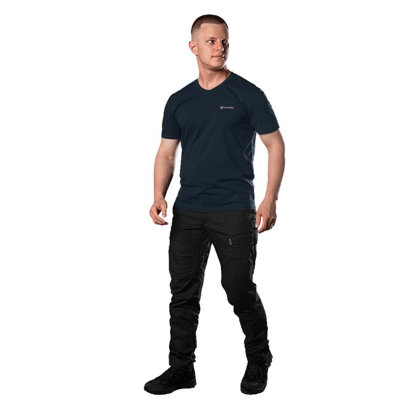 Футболка Totem V-neck Темно-синя 8282