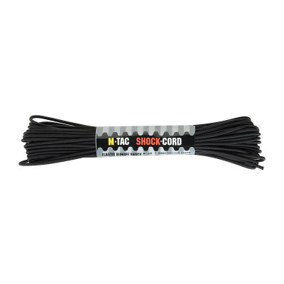 M-Tac паракорд Shock-Cord 3 mm Black 15м