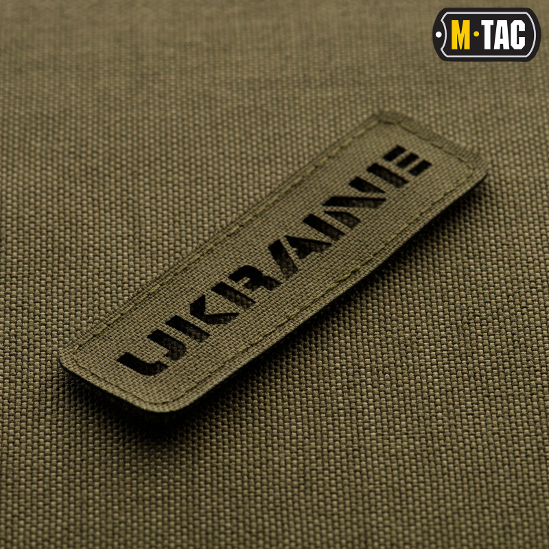 M-Tac нашивка Ukraine скрізна 25х80 Laser Cut Ranger Green M-Tac нашивка Ukraine скрізна 25х80 Laser Cut Ranger Green