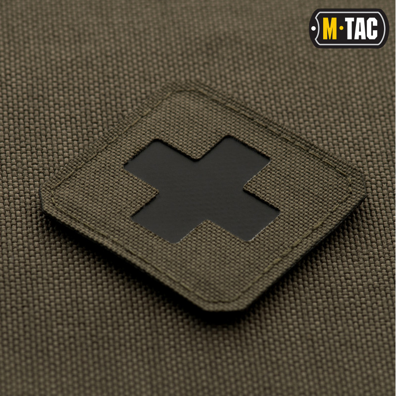 M-Tac нашивка Medic Cross Laser Cut Ranger Green/Black M-Tac нашивка Medic Cross Laser Cut Ranger Green/Black