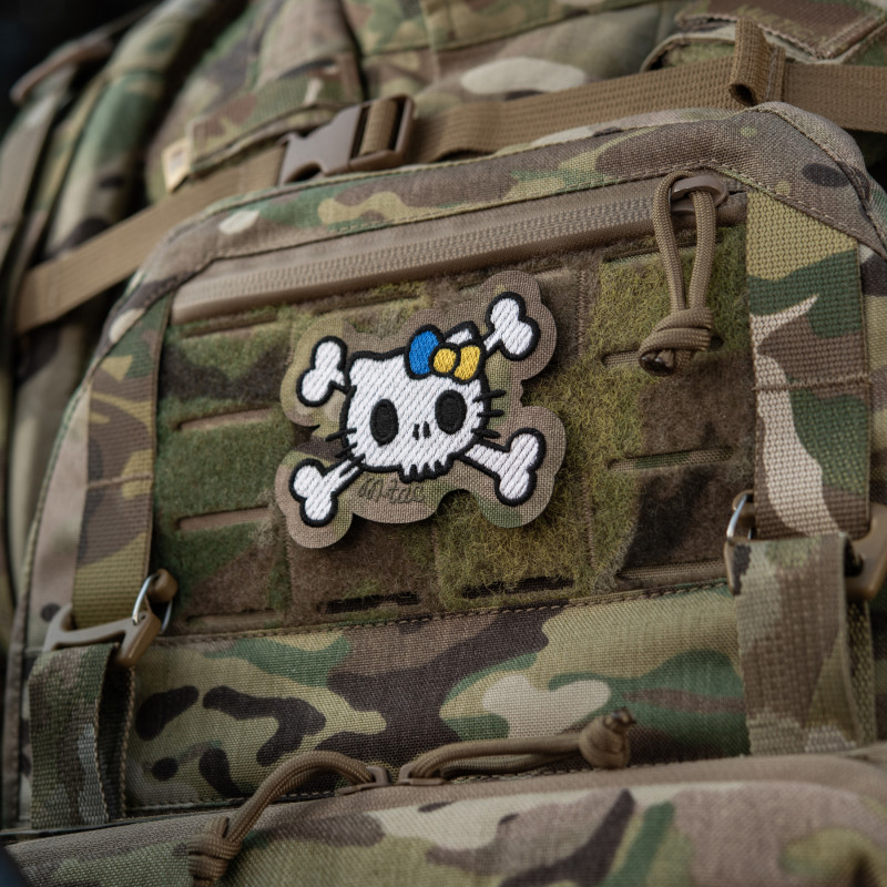 M-Tac нашивка KITTY (вишивка) White/Multicam