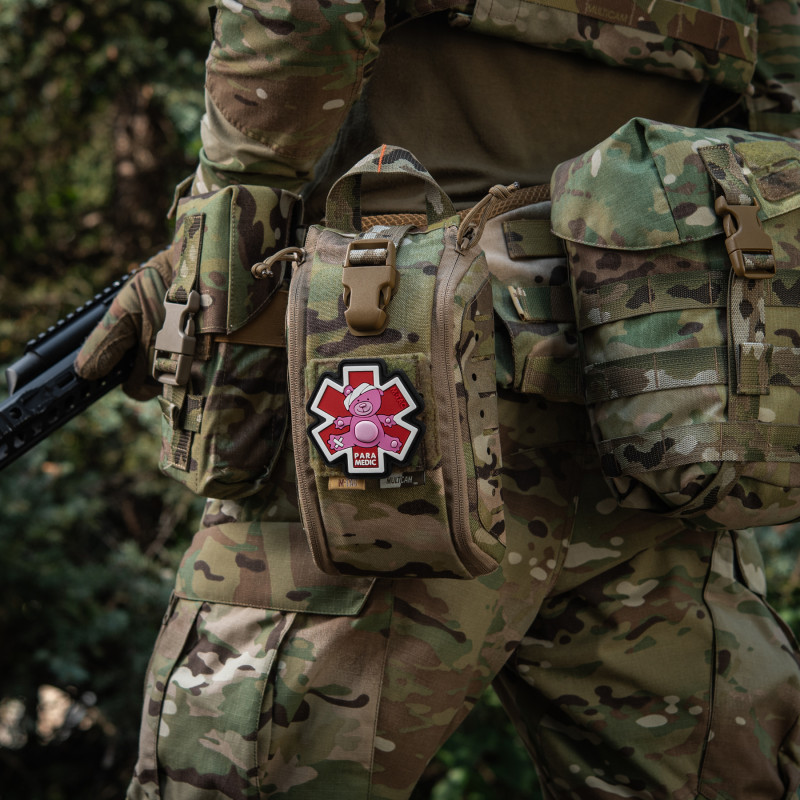 M-Tac нашивка Paramedic Медвідь (PVC) Pink/Black M-Tac нашивка Paramedic Медвідь (PVC) Pink/Black