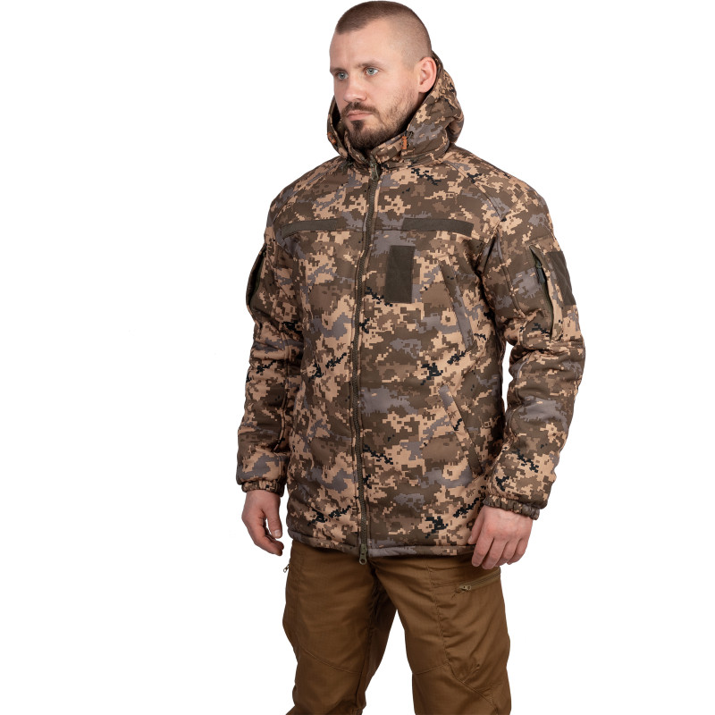 Куртка зимова Vik-Tailor SoftShell Max-Heat, Піксель