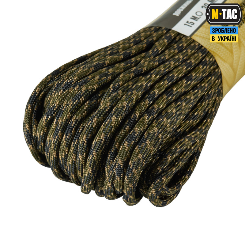 M-Tac паракорд 550 type III Tiger Stripe 30м M-Tac паракорд 550 type III Tiger Stripe 30м