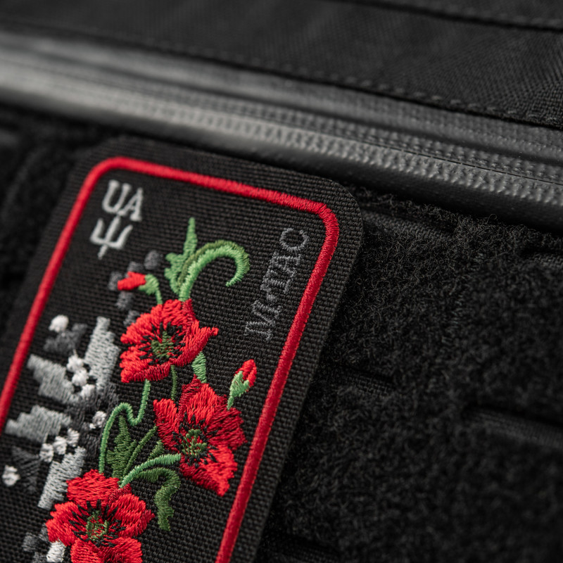 M-Tac нашивка Орнамент Мак (вишивка) Black/Red M-Tac нашивка Орнамент Мак (вишивка) Black/Red