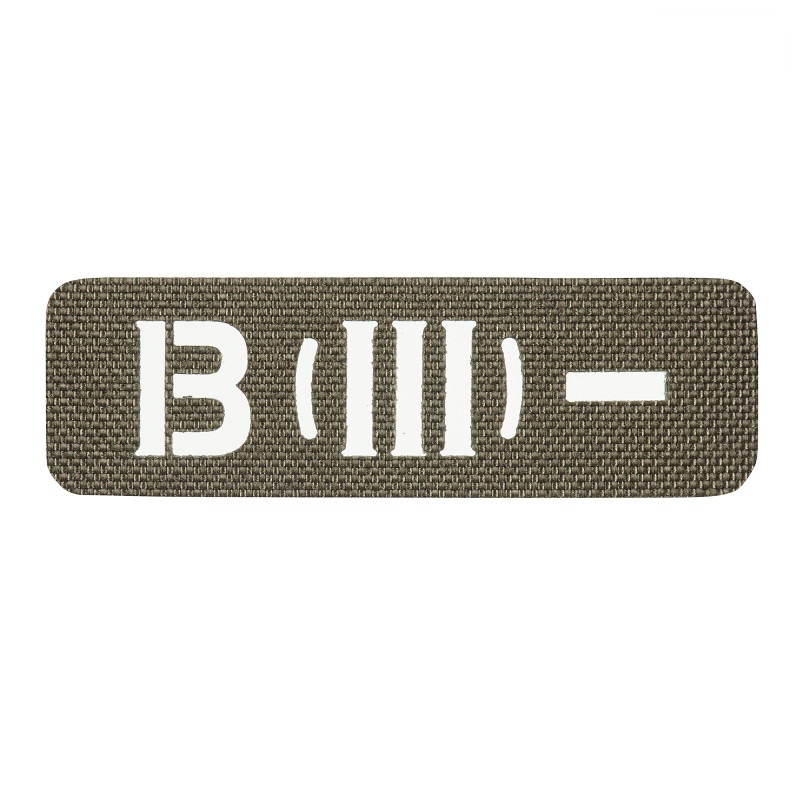 M-Tac нашивка група крові B (III) - наскрізна Laser Cut 25х80 Ranger Green M-Tac нашивка група крові B (III) - наскрізна Laser Cut 25х80 Ranger Green