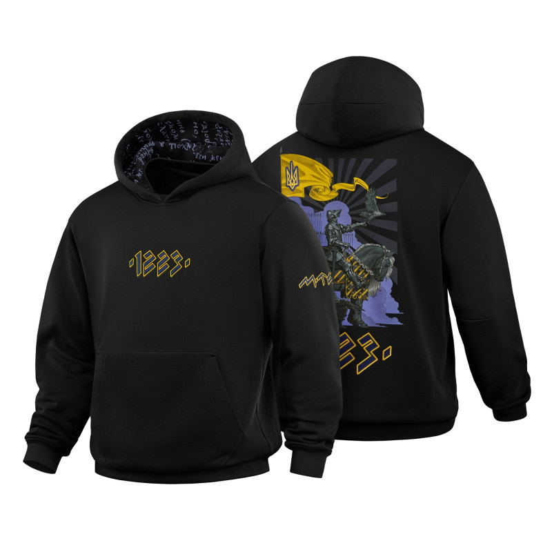 M-Tac кофта Hoodie 1223 Embroidery Cotton Hard Black