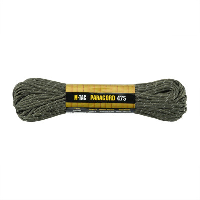 M-Tac паракорд 475 Ranger Green Reflective 30м