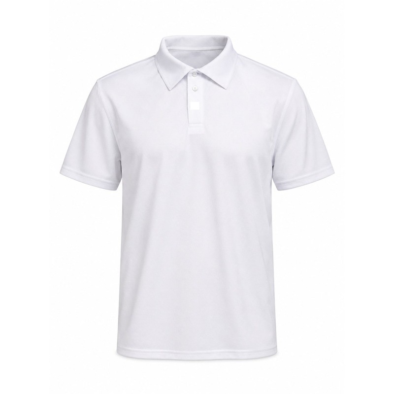 Футболка-поло з липучками Vik-Tailor Coolmax, White