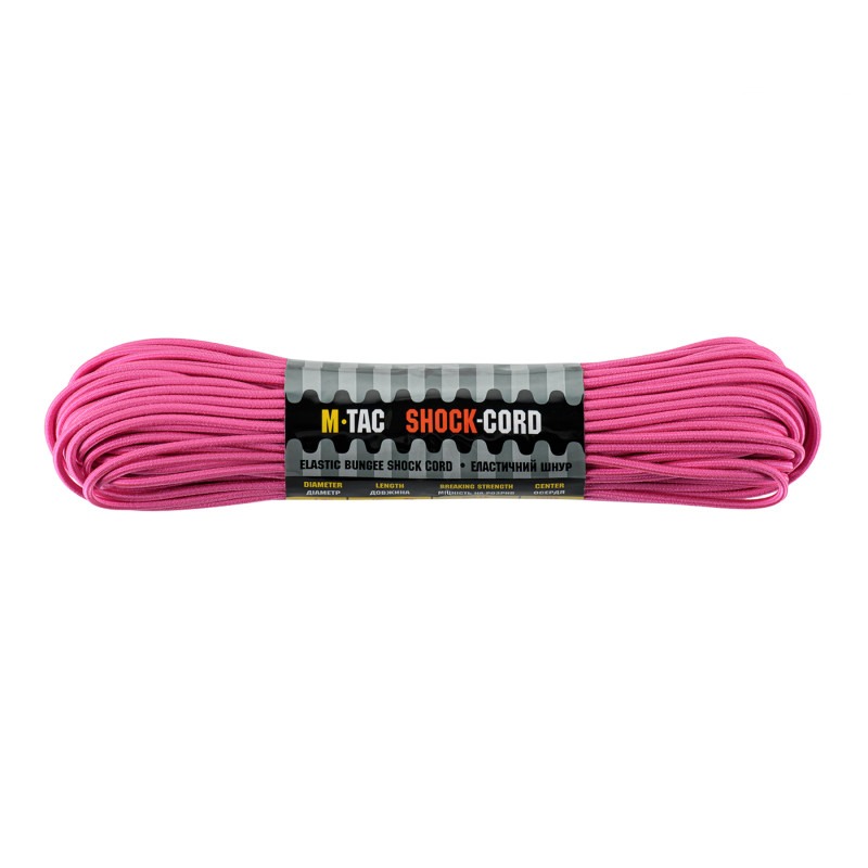 M-Tac паракорд Shock-Cord 3 mm Neon Pink 30м M-Tac паракорд Shock-Cord 3 mm Neon Pink 30м