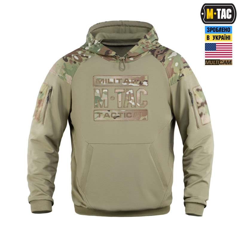 M-Tac кофта Hoodie Combat Multicam/Tan M-Tac кофта Hoodie Combat Multicam/Tan