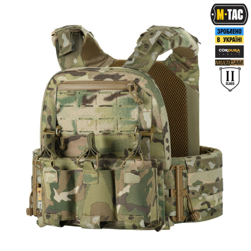 M-Tac плитоноска Cuirass Elite 2 клас захисту (розмір плити M) Multicam — фото 1