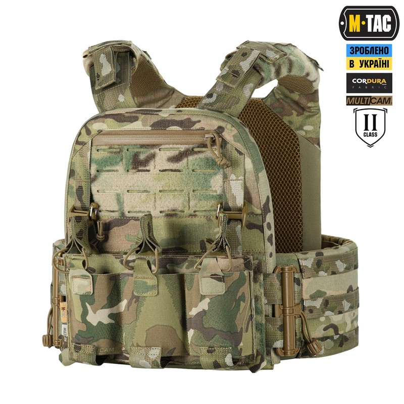 M-Tac плитоноска Cuirass Elite 2 клас захисту (розмір плити M) Multicam M-Tac плитоноска Cuirass Elite 2 клас захисту (розмір плити M) Multicam