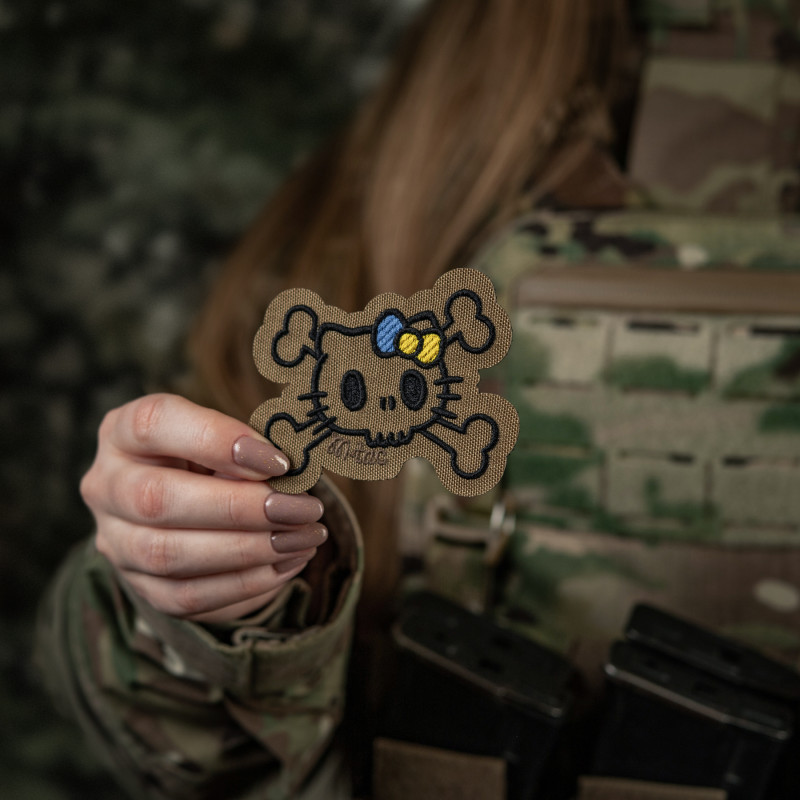 M-Tac нашивка KITTY контур (вишивка) Coyote M-Tac нашивка KITTY контур (вишивка) Coyote